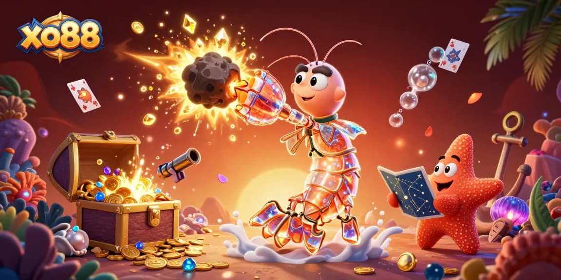 Engage with xo88's vibrant casino world featuring galactic samurai and treasure elements.