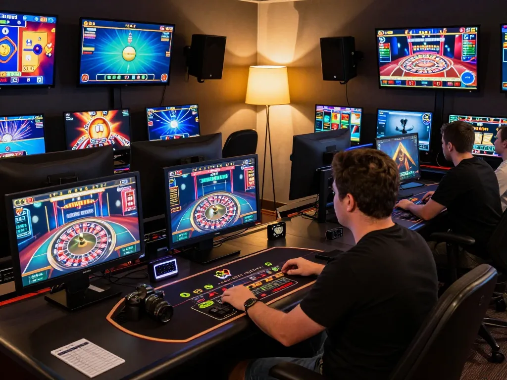 Engaged player focusing on live dealer roulette during an XX88 TODAY online gaming session, showcasing strategic gameplay