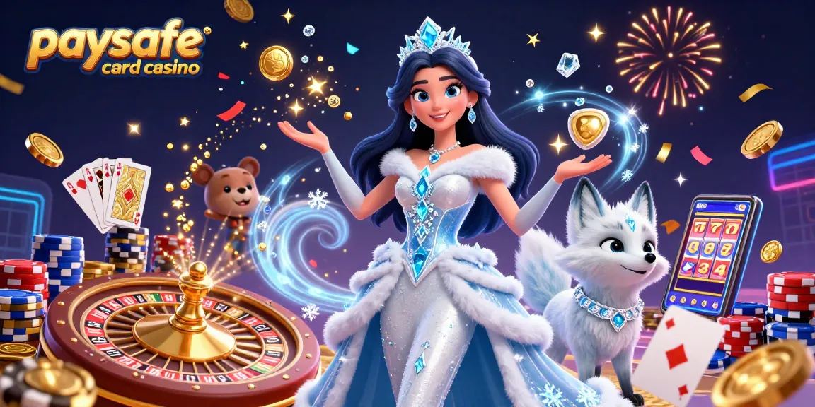 Paysafe-Karten-Casino: Erleben Sie schnelle und sichere Einzahlungen in einer aufregenden 3D-Szene mit Casinowunder.