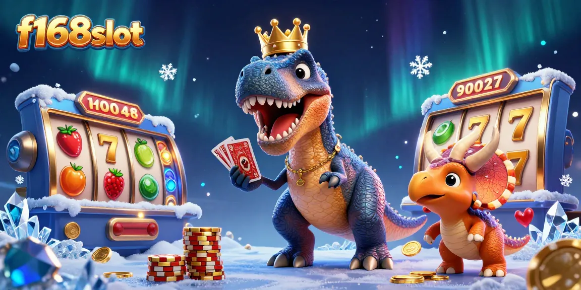 Experience thrilling gameplay in f168slot's vibrant 3D casino scene filled with characters and elements.