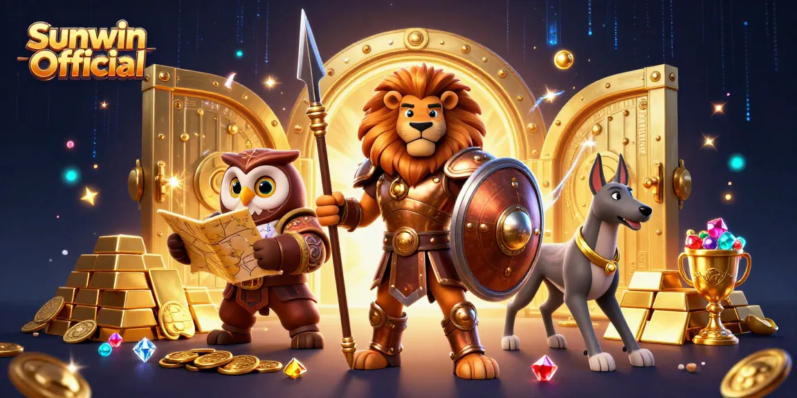 Experience the thrill of gameplay with Sunwin Official amidst vibrant casino treasures.