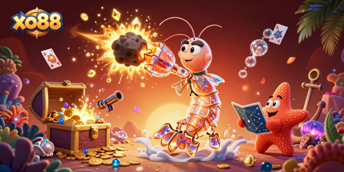 Engage with xo88's vibrant casino world featuring galactic samurai and treasure elements.