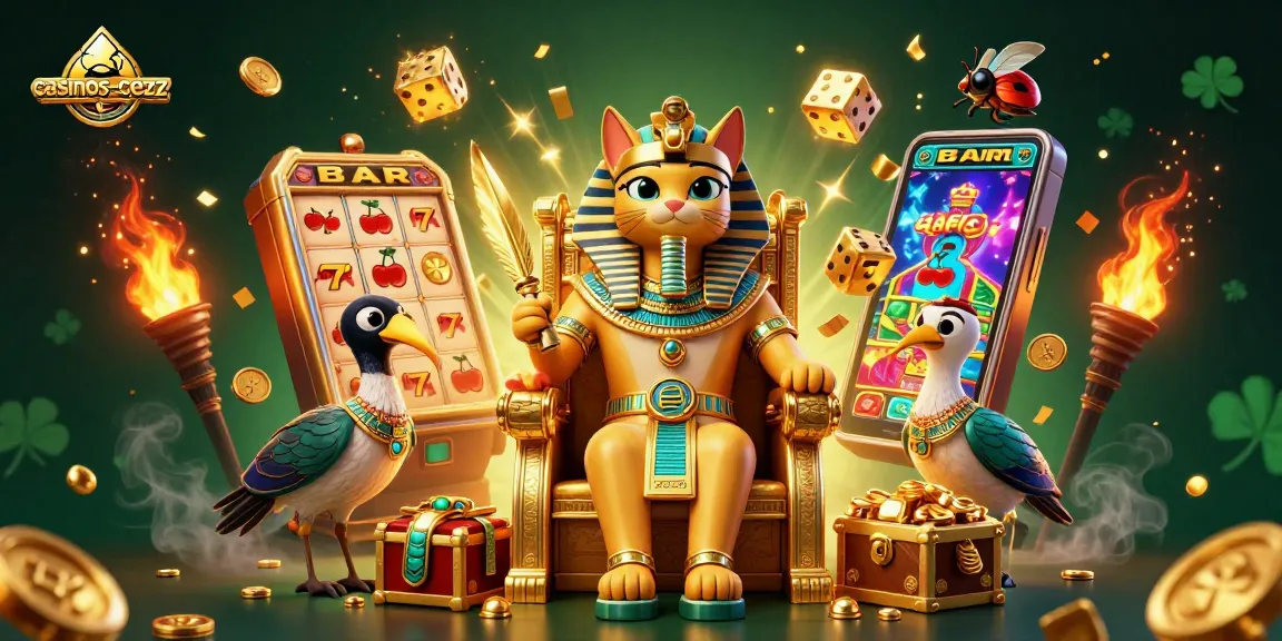 Vložte se do atmosféry hracích automatů na casinos-czech s egyptským faraonem a zlatými poklady.